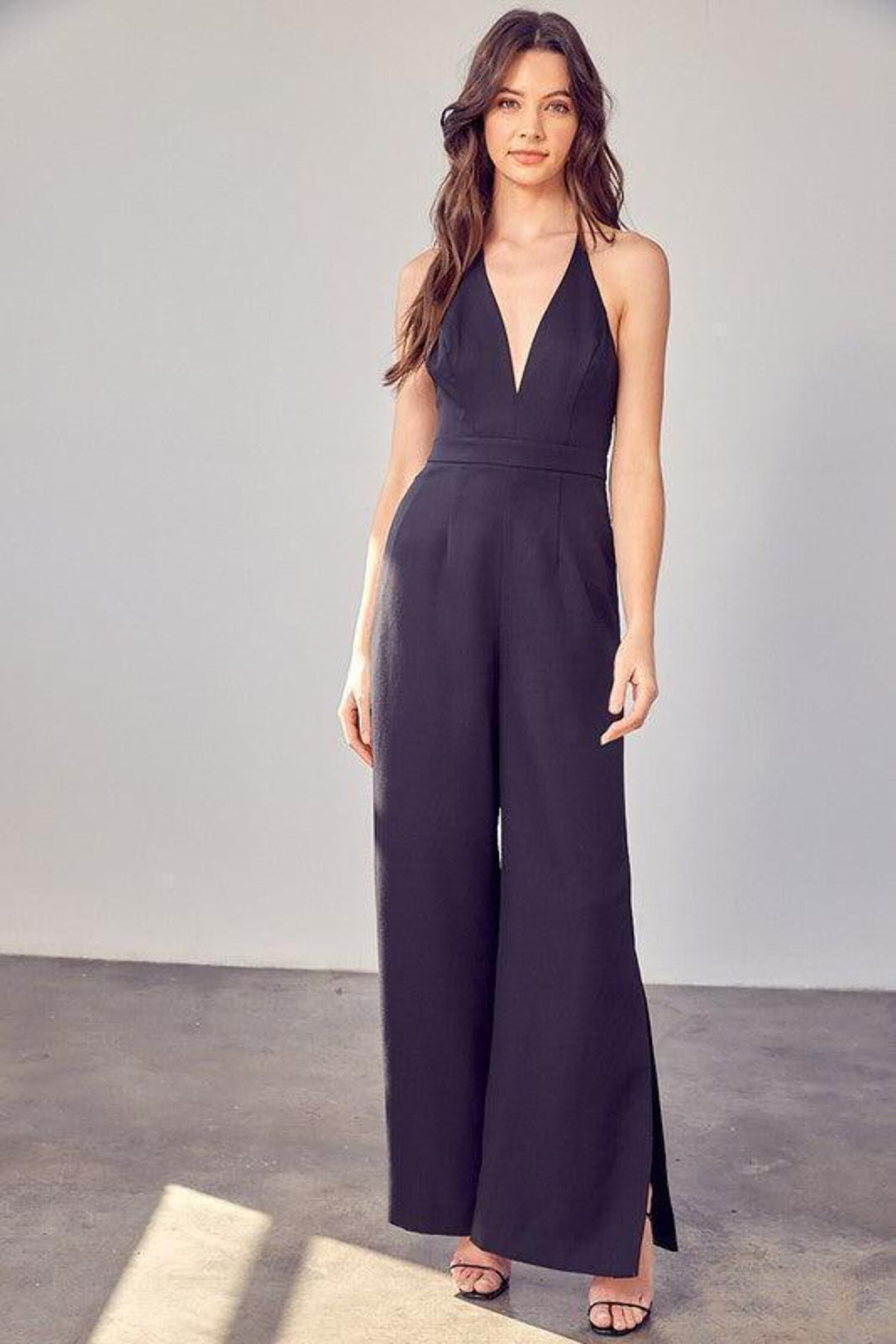 オールインワン・サロペット Fabiana Filippi Wide-Leg Dress With Round Neckline Fabiana Filippi Wide-Leg Dress With Round Neckline (Women's