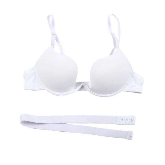Deep V Plunge Push Up Convertible Bra, Max Cleavage Booster Shaper, Wear Multiple Ways B Cup