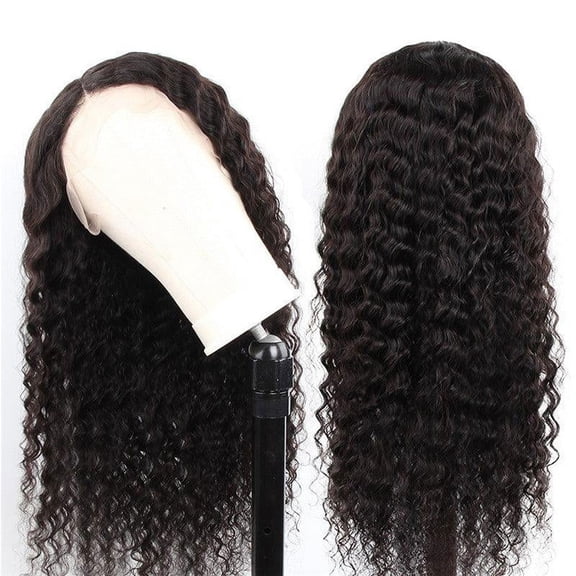Deep Wave 4X4 Swiss Lace Closure Wig