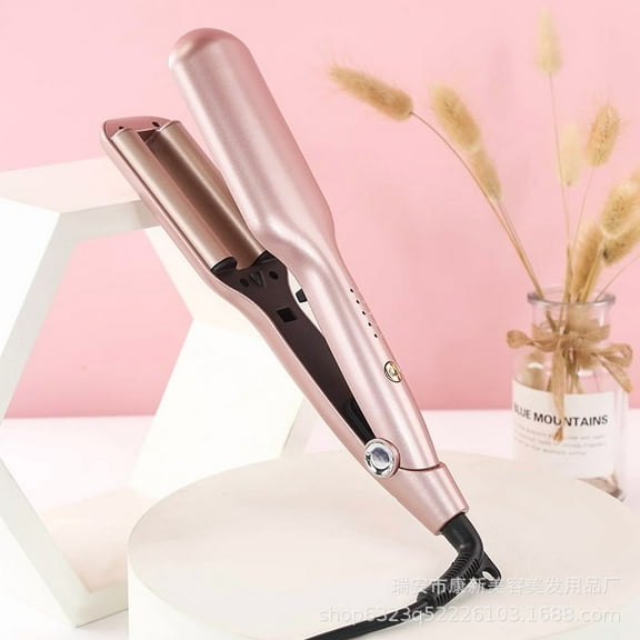 Deep Wave Curling Iron / Waver - Electric Hair Styling Iron for Water Waves, Beach Waves & Crimped Hair