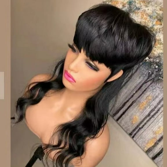 Deep Wave Lace Front Wig, Human Hair, 180 Density, HD Full Lace Front Wig, Curly Human Hair Wig with Baby Hair for Women