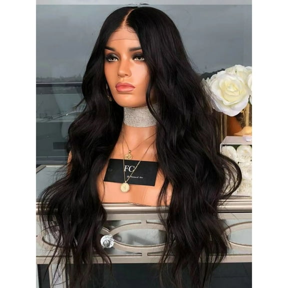 Deep Wave Lace Front Wig, Human Hair, 180 Density, HD Full Lace Front Wig, Curly Human Hair Wig with Baby Hair for Women