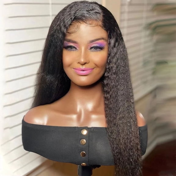 Deep Wave Lace Front Wig, Human Hair, 180 Density, HD Full Lace Front Wig, Curly Human Hair Wig with Baby Hair for Women