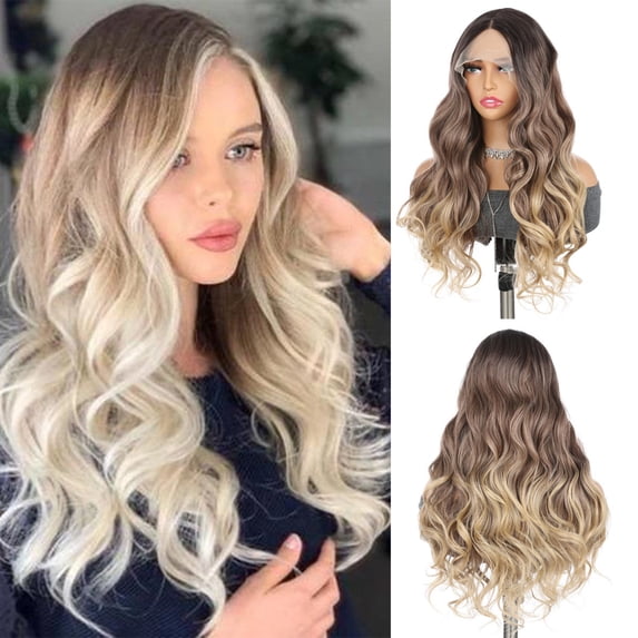 Deep Wave Lace Front Wig, Human Hair, 180 Density, HD Full Lace Front Wig, Curly Human Hair Wig with Baby Hair for Women