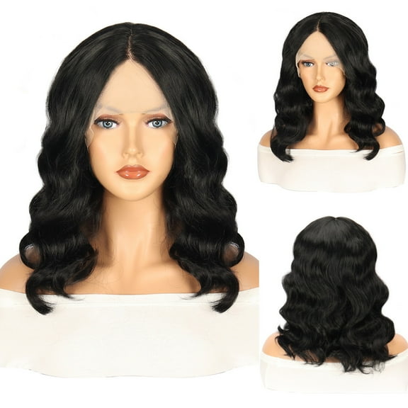 Deep Wave Lace Front Wig, Human Hair, 180 Density, HD Full Lace Front Wig, Curly Human Hair Wig with Baby Hair for Women