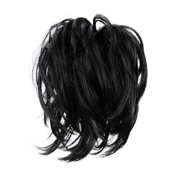 Deep Wave Wig Messy Hair Bun Hair Pieces Curly Synthetic Updo Scrunchies Ponytail Extension for Women 1Pcs Bundles Human Hair