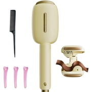 Deep Waver for Beachy & Mermaid Hair, 3 Barrel Ceramic Crimping Iron with Adjustable Heat & Anti-Frizz Technology, Fast Styling Tool for All Hair Types