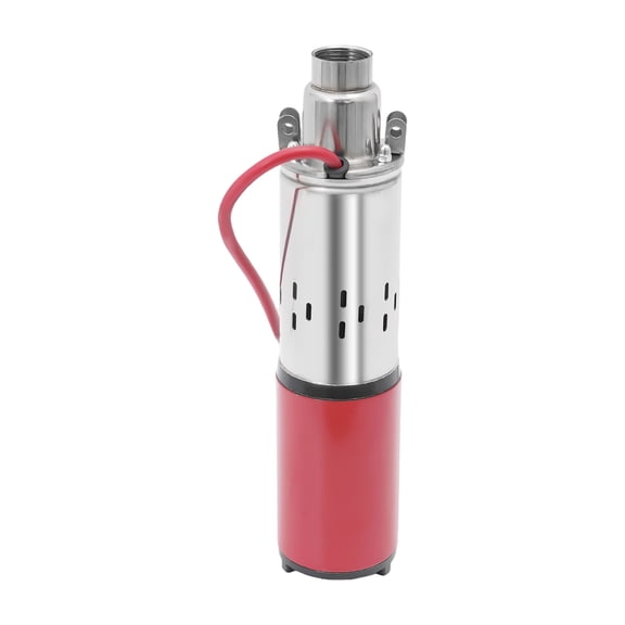Deep Well Submersible Pump, DC 12V 180W Stainless Steel Water Pump for Industrial Home Farm Ranch Irrigation with 49ft Electric Cord
