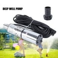 thumbnail image 1 of Deep Well Submersible Pump, DC 48V 280W Solar Power Water Pump Farm Ranch Garden Submersible Bore Hole Deep Well Pump for Garden Fountain Pond, 1 of 16