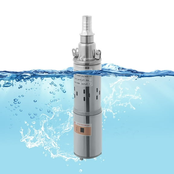 Deep Well Submersible Pump Stainless Steel Water Pump Submersible Pump  for Extracting Groundwater From Ponds, Lakes, Rain Barrels
