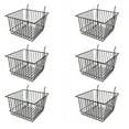 thumbnail image 1 of Deep Wire Storage Baskets For Gridwall and Slatwall Dimensions: 12" x 12" x 8" Deep - Sold in a Set of 6 Baskets, 1 of 1