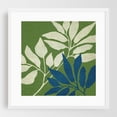 thumbnail image 1 of Deep Woods - Painting Botanical Abstract Nature Minimalist Modern Art Floral Tropical White Framed Wall Art Print 20 x 20 inches, 1 of 3