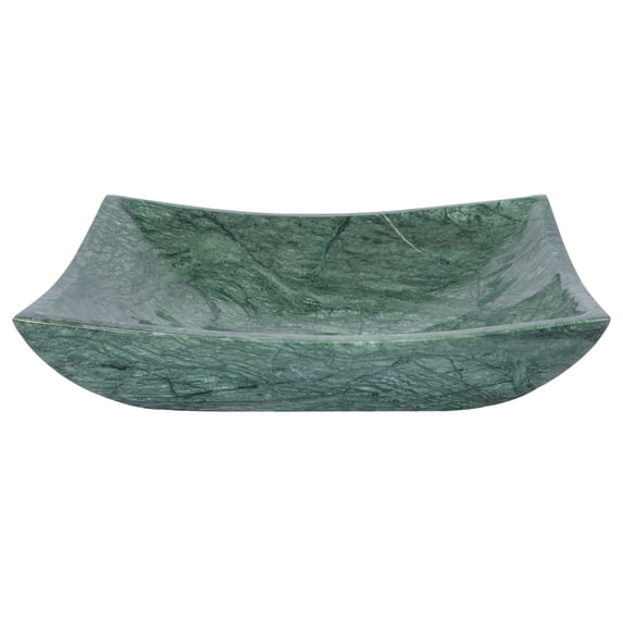 Deep Zen Sink - Polished Dark Green Marble