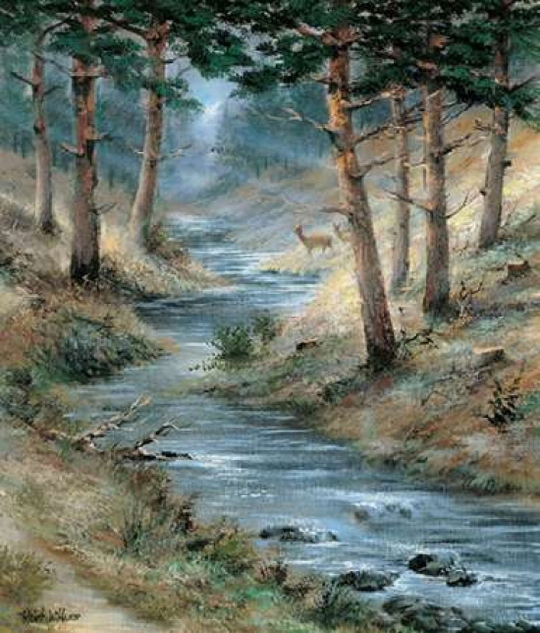 Deep in the forest Canvas Art - Reint Withaar (20 x 24)
