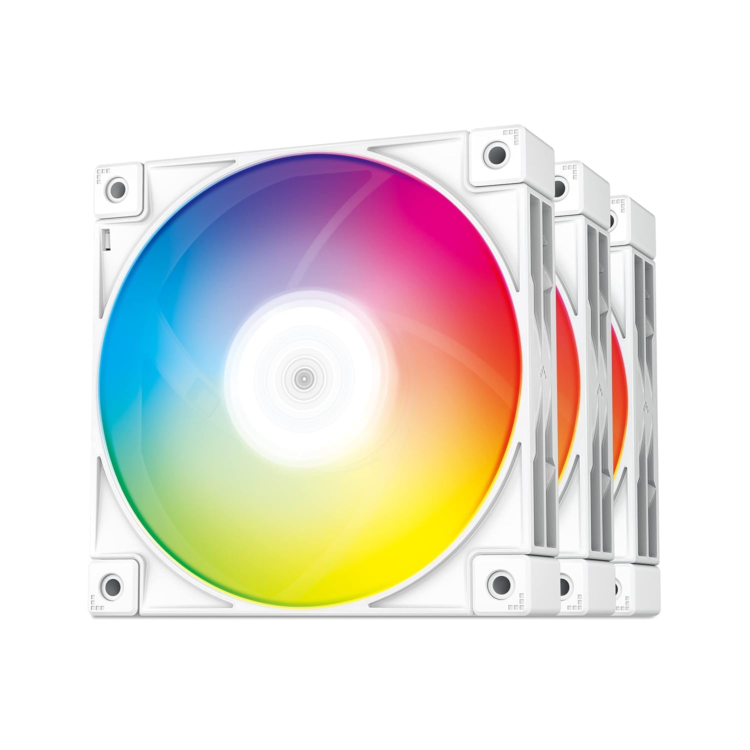 DeepCool FC120 WH 3in1 PC Fans Each 120mm 1800RPM 61.91CFM FDB Computer