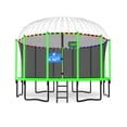 thumbnail image 1 of DeepRoar 2026 Upgraded 8FT 10FT 12FT 14FT 15FT 16FT Outdoor Trampolinefor Kids, Big Trampolinewith Basketball Hoop, Lights and Sprinkler, Heavy Duty Trampoline1500LBS, Easy to Install, 1 of 5
