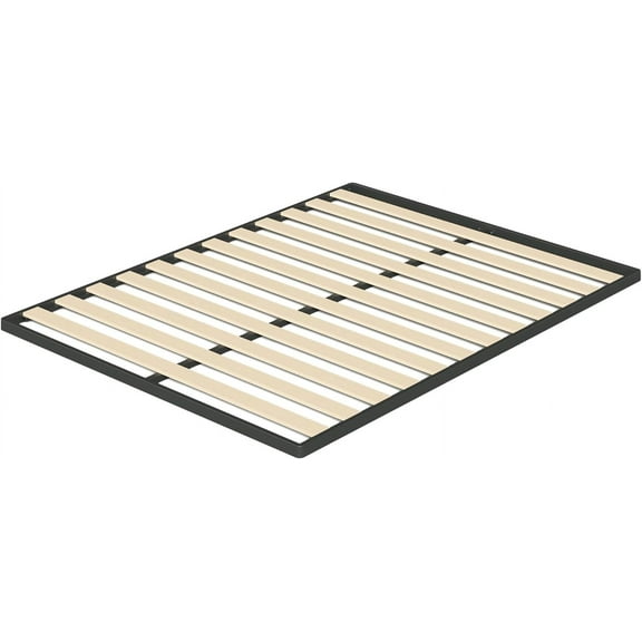 Deepak Easy Assembly Wood Slat 1.6 Inch Bunkie Board, Bed Replacement, Full