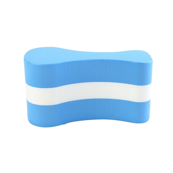 Deepigc EVA Pull Buoy Swim Leg Float, Blue White Stripe Pull Buoy Training Float, Figure 8 Leg Float Kickboard for Adults Kids Beginner Freestyle Breaststroke Swimming Practice
