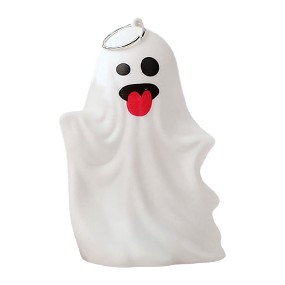 Deepigc Halloween Ghost Yellow Light Decorations, Spooky LED Ghost Night Light, Battery Operated Hanging Ghost Decor forIndoor Outdoor Halloween Party Home Porch Tree Window Tabletop Decor, Style 3