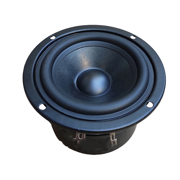 Deeply Bass 3" Round Woofer Speakers Metal Rubber Build HiFi Sound Quality Glass Fiber Woven Cones