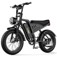 thumbnail image 1 of Deepower K3 Electric Bike for Adults, 1500W Peak Motor 28MPH Electric Bike, 48V 15Ah Removable Battery 20"x4.0 Fat Tire Ebike, Dual Suspension 7-Speed Moped Bicycle, UL 2849 Certified, 1 of 9
