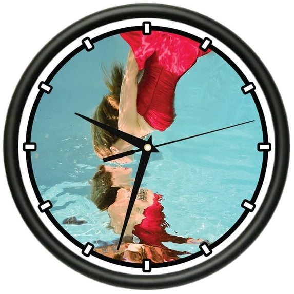 Deepsea Glamour Design Wall Clock | Precision Quartz Movement | Décor For School Class Office Bedroom Decoration