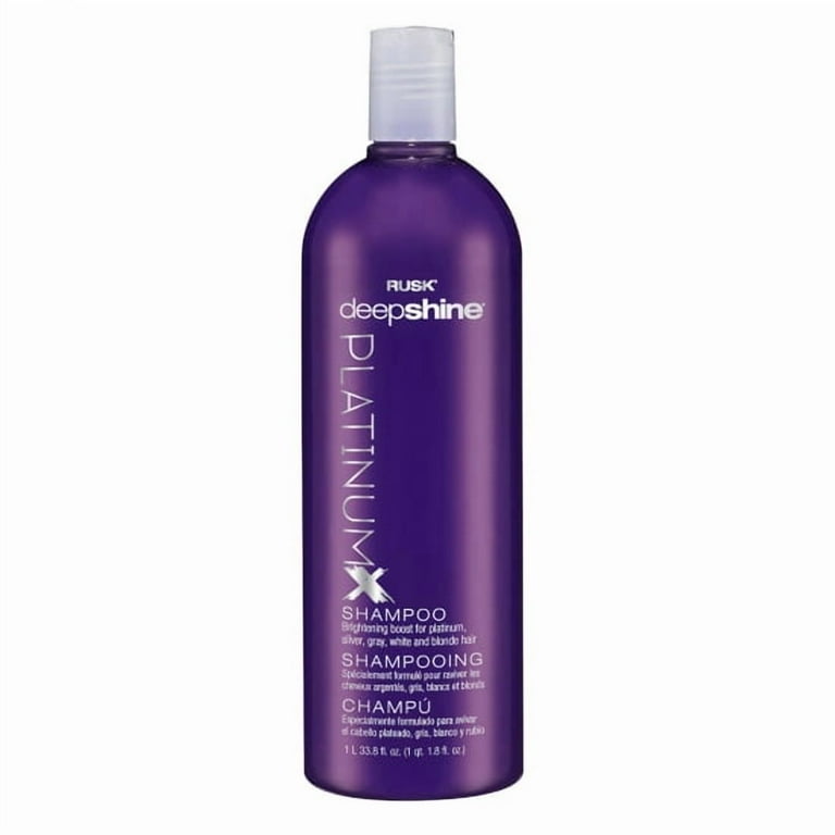 Deepshine PlatinumX Shampoo by Rusk for Unisex - 33.8 oz Shampoo