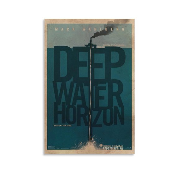Deepwater Horizon Classic Movie Poster Poster Decorative Painting Canvas Wall Art Living Room Posters Bedroom Painting 12x18inch(30x45cm)