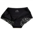 thumbnail image 1 of Deepwonder Women Lace Underwear Ladies Ice Silk No Trace Luxury Lace Sexy A Single Medium Waist Trip, 1 of 6