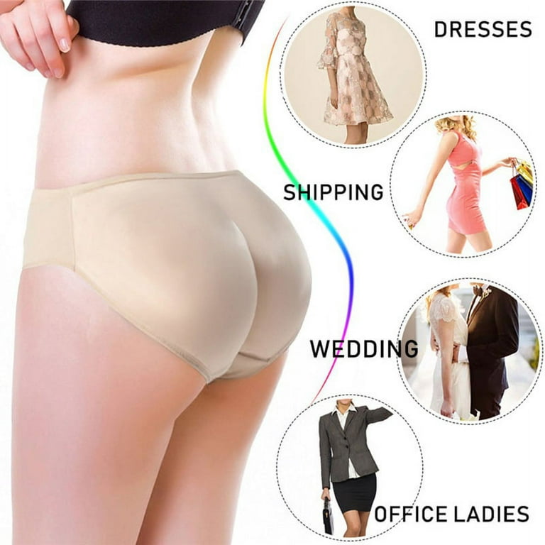 Deepwonder Women's Padded Hip Enhancer Butt Lifter Body Shaper Underwear  Panties Briefs 