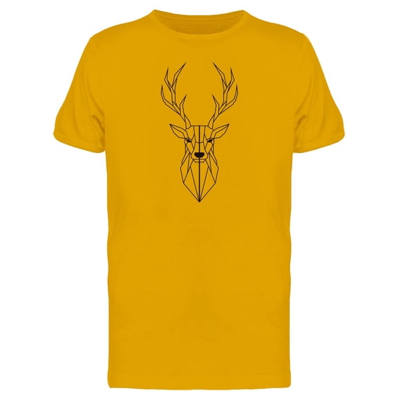 Deer Abstract Design Tee Men's - Men T-Shirt, 2XL