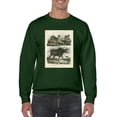thumbnail image 1 of Deer And Moose Sweatshirt Men -Sydenham Edwards Designs, Male 3X-Large, 1 of 4