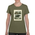thumbnail image 1 of Deer And Moose T-Shirt Women -Sydenham Edwards Designs, Female 3X-Large, 1 of 4
