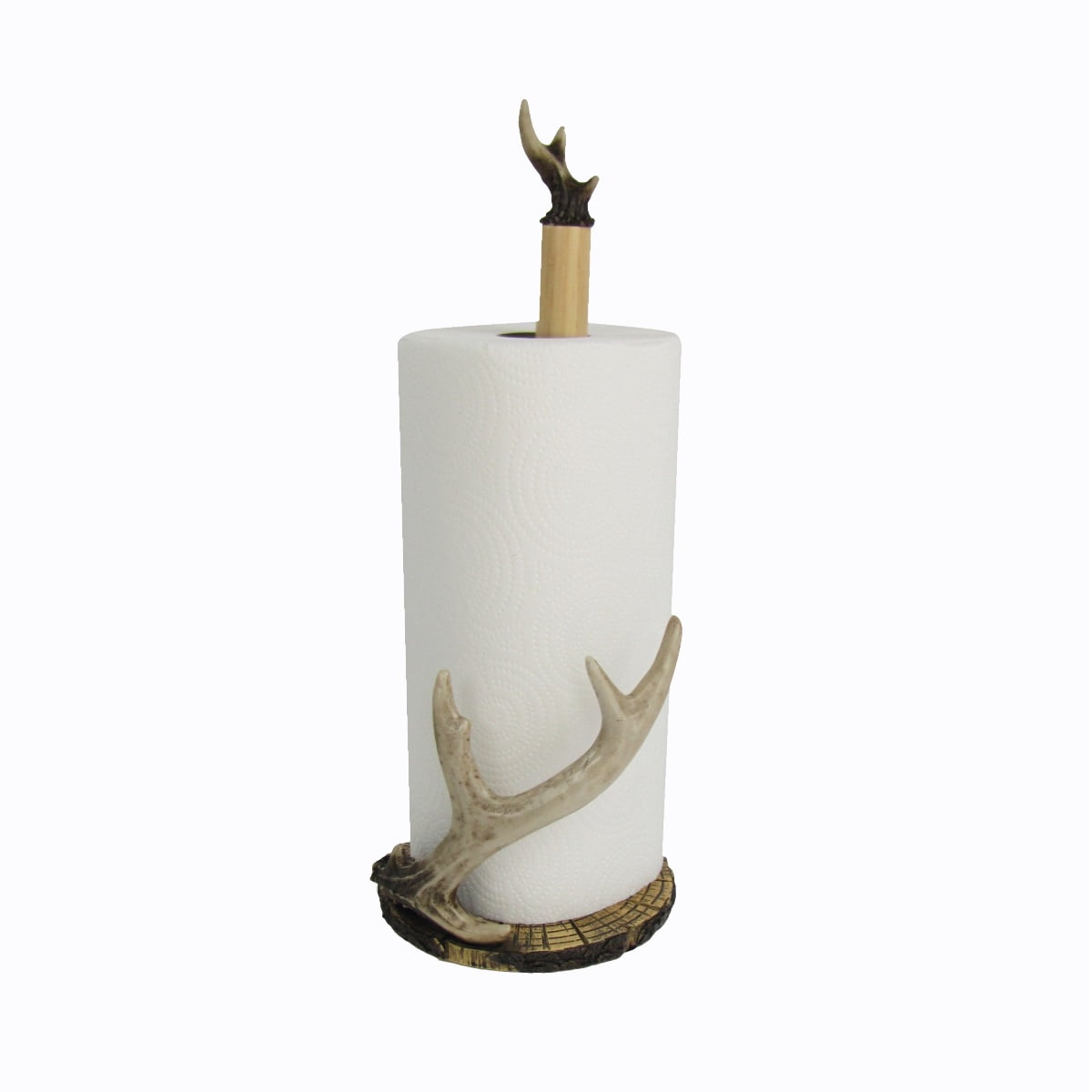 Deer Antler Countertop Paper Towel Roll Holder Rustic Kitchen Storage Essentials Cabin Home Decor
