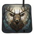 thumbnail image 1 of Deer Antler Whitetail Foldable Seat Cushion for Bleachers, Stadium Seats, Camping & Outdoor Events, Portable Lightweight Pad with Carabiner, 1 of 6
