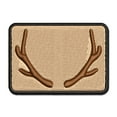 thumbnail image 1 of Deer Antlers Applique Multi-Color Embroidered Hook & Loop Patch - 3.5 Inch Large, 1 of 5
