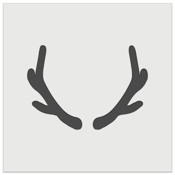 Deer Antlers DIY Cookie Wall Craft Stencil - 3.5 Inch