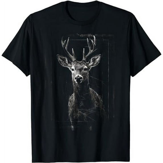 Deer Artwork Motif - Art Animal Deer T-Shirt