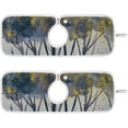 thumbnail image 1 of Deer Autumn Forest Kitchen Sink Splash Guard for Faucet 2 Packs Faucet Absorbent Mats Winter Trees Retro Faucet Handle Drip Catcher Quickly Drying Mat for Kitchen Counter Bathroom, 30"x5.5", 1 of 7