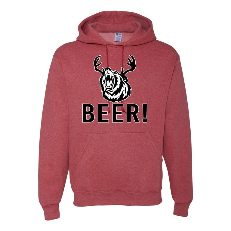Beer bear hoodie hot sale