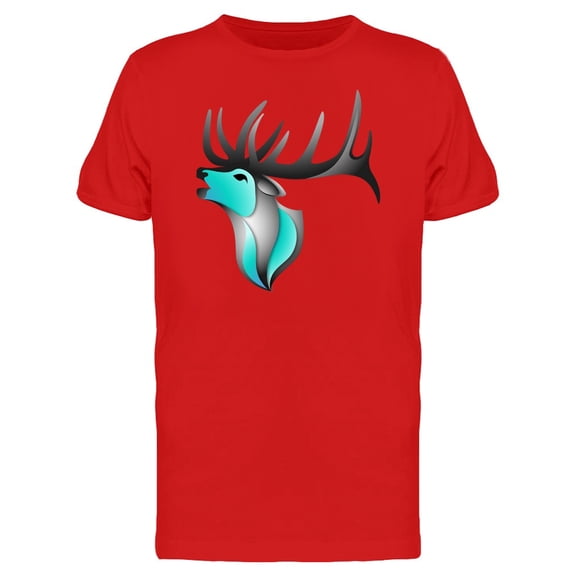 Deer Bicolor Logo T-Shirt Men -Image by Shutterstock, Male Small