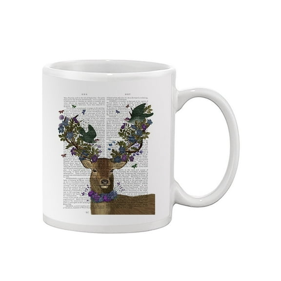 Deer Birdkeeper Mug - Fab Funky Designs,