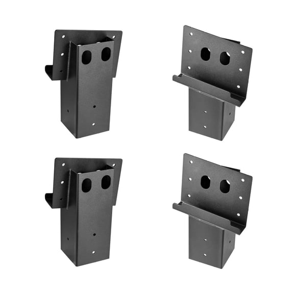 Deer Blind Brackets 3.5x3.5, 4 Pcs Platform Brackets, 8 Angle, Heavy Duty Steel, Pre-Drilled, Hunting Stand Accessories, Treehouse Supports