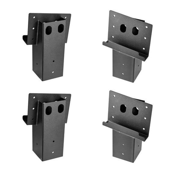 Deer Blind Brackets 3.6x3.6 Platform Bracket for 3.5x3.5 Lumber 1000kg Capacity Steel Elevator Brackets 4 Pcs