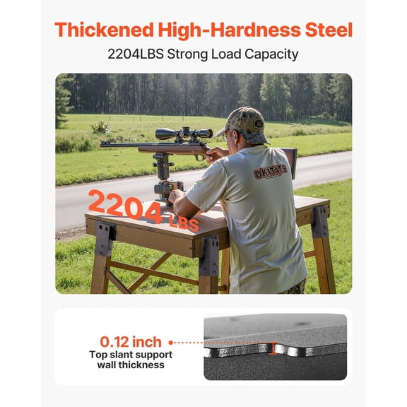 Deer Blind Brackets,Outdoor 3.6x3.6 Platform Bracket,Fit 3.5x3.5 In/88.9x88.9 mm Lumber,2204lbs/1000kg Capacity Steel Elevator Brackets for Deer Stand,Hunting Blinds,Shooting Shack,4 Pcs