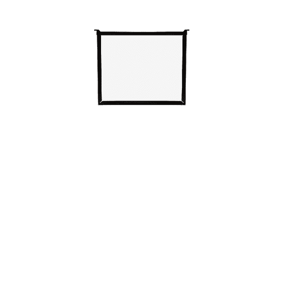 Deer Blind Window 14" x 14" Aluminum Frame, Tempered Glass w/Mounting Hardware