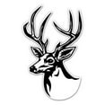 thumbnail image 1 of Deer Buck Hunting Antlers - 12" Vinyl Sticker Waterproof Decal, 1 of 1