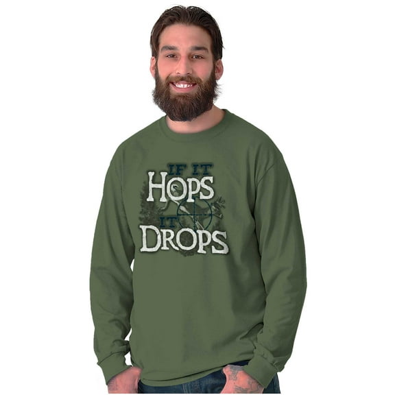 Deer Bucks Whitetail Hunting Hunters Long Sleeve TShirt Men Women Brisco Brands X