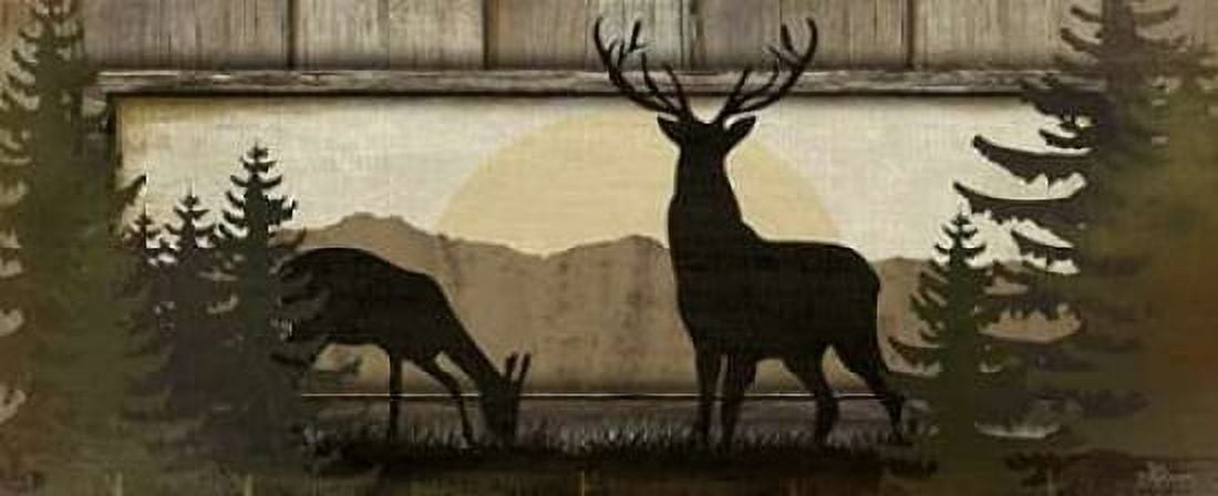 Deer Canvas Art - Jennifer Pugh (10 x 20)