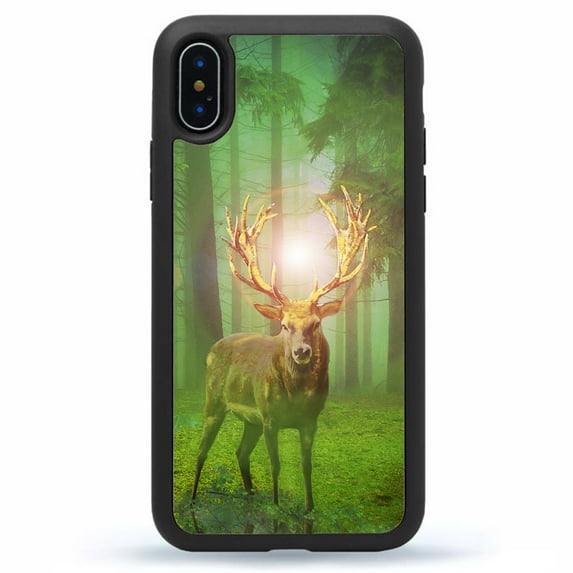Deer Cell Phone Case Hunting Woods Shell Slim Shockproof Hard Rubber Custom Case Cover For iPhone 15 Pro Max 14 Plus 13